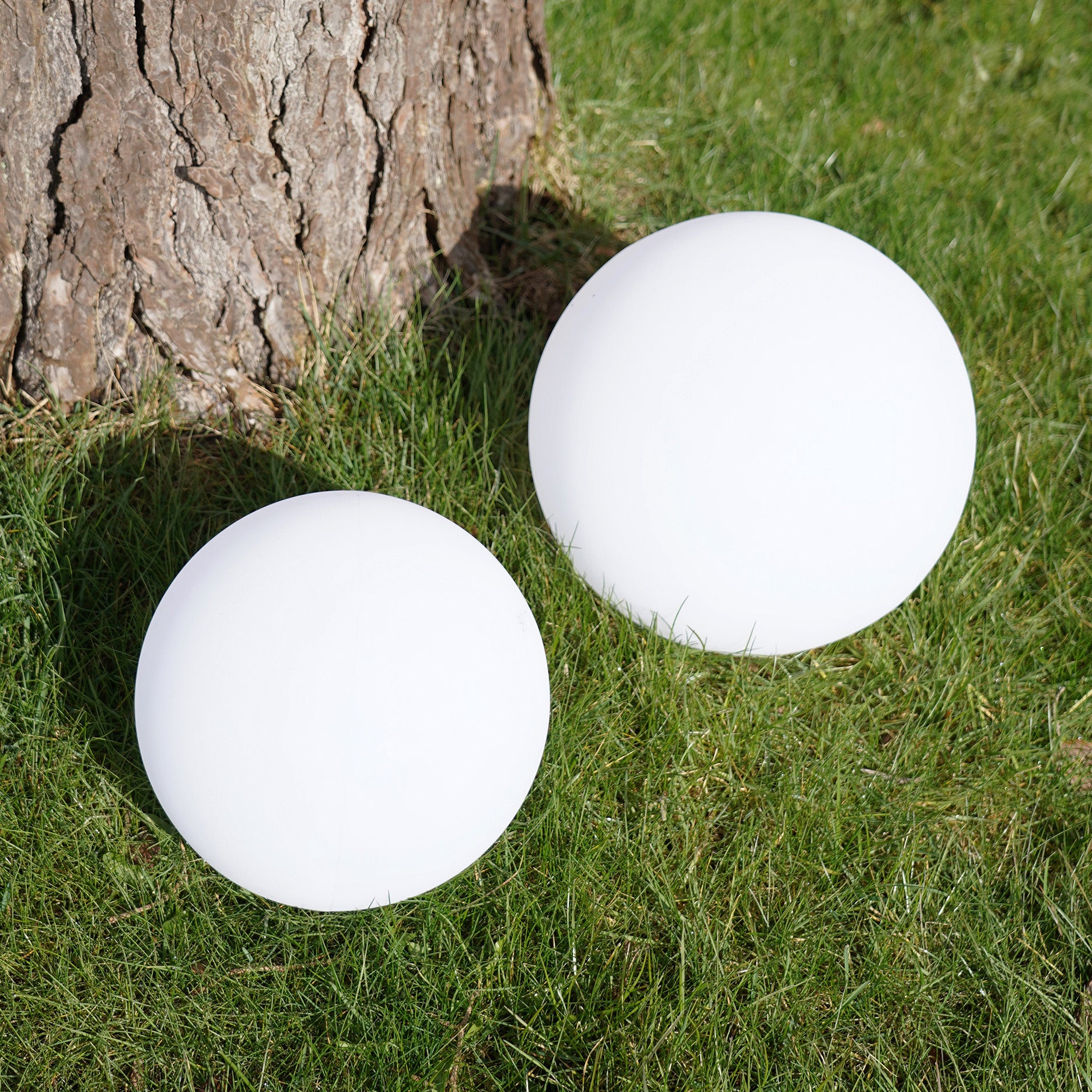 Glow Moon solcellelampe Ø30